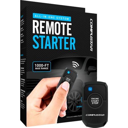 Compustar - 1-Button Remote Starter T-Harness Kit (2nd Gen) - Installation Required - Black