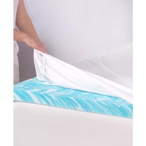 Therapedic - 2 Inch Swirl Gel Memory Foam Mattress Topper TWIN 75 L x 39 W.