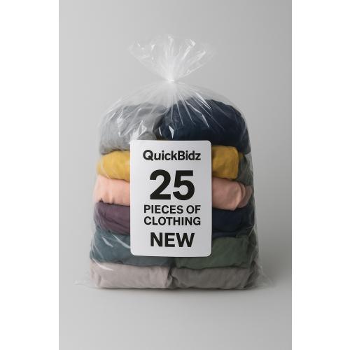 Bag of 25 NEW assorted Clothing 1186090844