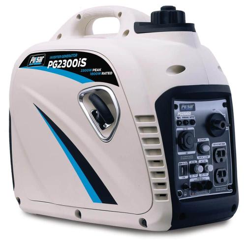 2,300-Watt/1,800-Watt Gasoline Powered Recoil Start Inverter Generator with CARB Compliant 80cc Ducar Engine