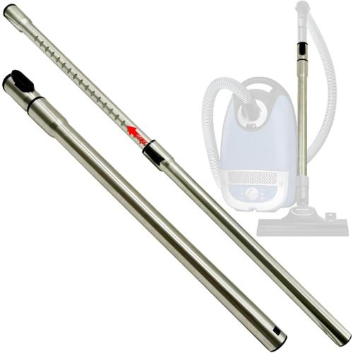 1-3/8'' Stainless Steel Vacuum Extension Wand Compatible with Miele C1 C2 C3 & Vacuums using 1 3/8 Inch Accessories & Attachments - 35mm Vacuum Extension Tube Replacement, Extends Up to 41.7 Long