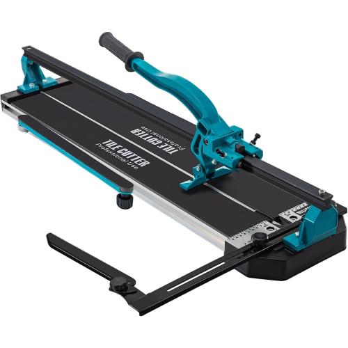 VEVOR 48 Inch Tile Cutter, Single Rail Double Brackets Manual Cutter Tool | For Workshops and Industrial, Precision Smooth Cutting , 3/5 in Cap with Precise Laser Positioning, Heavy-Duty Aluminium
