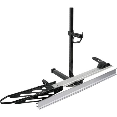RokRack S One 1-Ebike Rack with Ramp, 100 lbs Capacity, Single Hitch Mount Electric Bike Rack, Fits up to 5 Fat Tire Width and 50 Wheelbase, Ebike Carrier Rack for 2 Receiver for Cars SUVs Vans RVs