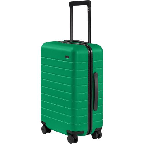 Away The Carry-On Luggage, 22-inch Lightweight Hardside Spinner Suitcase | Durable & Lightweight, Premium 360° Spinner Wheels, Compression System, TSA-Approved Lock, Amazon Exclusive Palm Green