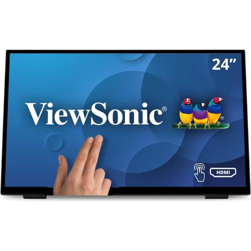 ViewSonic TD2465 24 Inch 1080p Touch Screen Monitor, 10-Point, HDMI DP