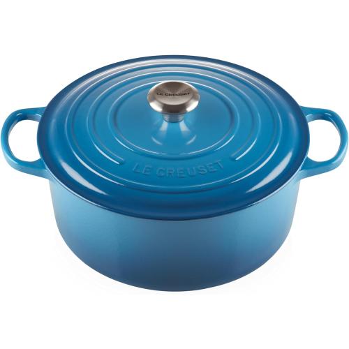 Le Creuset Enameled Cast Iron Signature Round Dutch Oven, 7.25 qt., Marseille