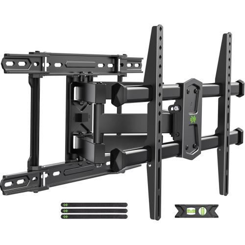 USX MOUNT UL Listed TV Wall Mount for 42-84 TVs up to 110lbs and 8-24 Wood Studs, TV Mount with Tilt, Swivel & Extension, Wall Mounts Bracket with Dual Articulating Arms, Max VESA 600x400mm