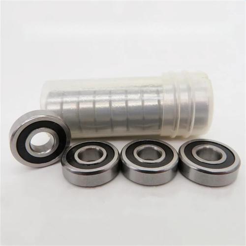 Rubber Sealed Miniature Bearing 695-2RS 5 * 13 * 4mm R-1350 deep Groove Ball Bearings 695 695RS 5x13x4 mm(100pcs Blue Cover)