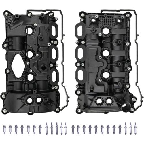 Engine Valve Cover Set Compatible with Ford F-150 2017-2020, Expedition 2018-2022, Lincoln Navigator 2018-2023, Direct Replace Part # HL3Z6582F HL3Z6582G HL3Z6582E HL3Z6582B