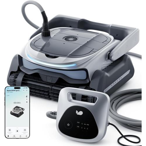 (2026 New) BUBLUE Bubot 800P Gen2 Robotic Pool Cleaner,Pool Vacuum for Inground Pools,with Smart Navigation,App Control& Scheduling,Cleans Floor/Wall/Waterline/Shallow Area,for Pools up to 1,076 Sq.Ft ‼️used‼️