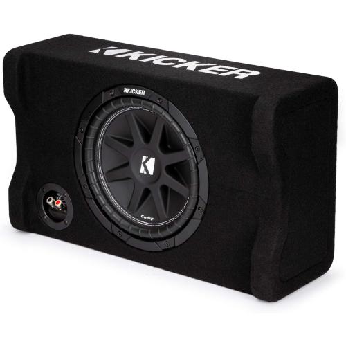KICKER 48CDF104 Comp 10 Subwoofer in Down Firing Enclosure, 4-Ohm