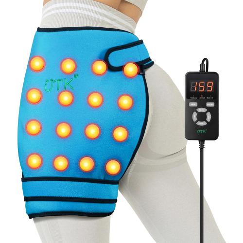 UTK Hip Heating Pad for Sciatica, 5X Far Infrared Heating Pads with 16 Natural Jades & Smart Controller, Lower Back/Thigh/Buttock/Abdomen Electric Heat Pad for Women (16.9 Inch)