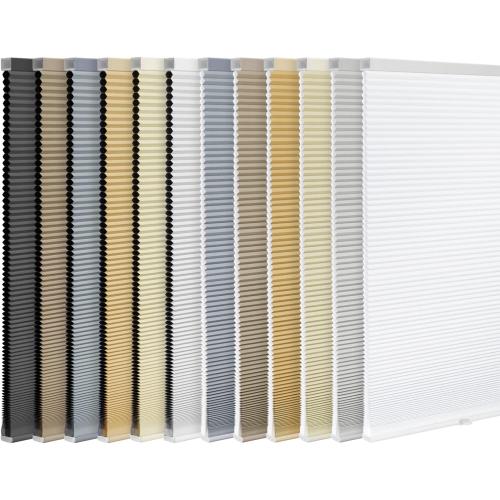 LazBlinds Cordless Cellular Shades, Light Filtering Honeycomb Shades for Home, Thermal Insulation Noise Reduction Blinds for Windows, 36'' W x 64'' H, Grey