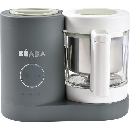 BEABA Babycook Neo Baby Food Maker | Non-Toxic Glass & Stainless Steel | Trusted by Celebrity Moms | Sustainable Baby Food Processor | Global Leader| 34 Servings in 20 Mins, Mineral