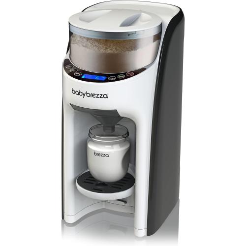 Baby Brezza New and Improved Formula Pro Advanced Formula Dispenser Machine - Automatically Mix a Warm Formula Bottle Instantly - Easily Make Bottle with Automatic Powder Blending, White