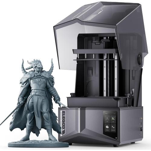 ELEGOO Saturn 4 Ultra 12K Resin 3D Printer | Smart Automatic Leveling, 10-Inch 12K Monochrome LCD, 150mm/h Faster Printing Speed, 8.62 × 4.84 × 8.66 Inch Print Size