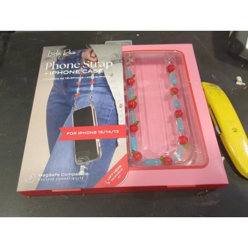 Cute Case Charm strap apple blue