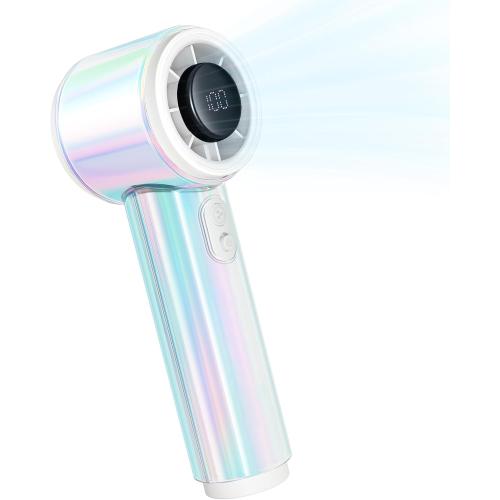 Handheld Fan, 12H Runtime Portable Rechargeable Personal Turbo Fan