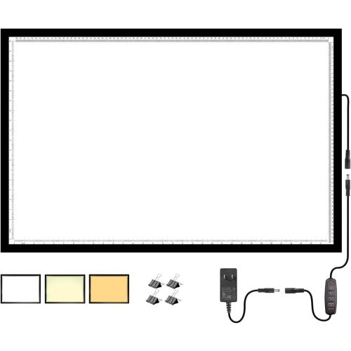 WELZK A1 Light Pad for Diamond Painting, 7000 Lux Light Board for Tracing