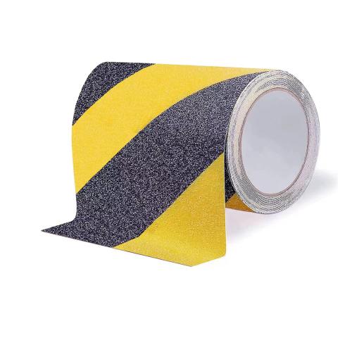 Anti Slip Tape, Waterproof Self Adhesive Yellow/Black 6x33Ft Grip Tape