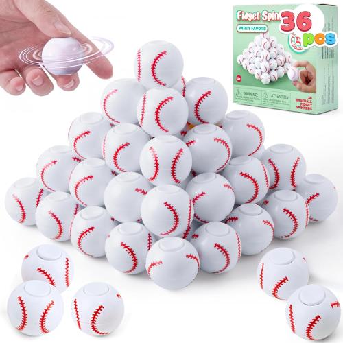 JOYIN 36 Pack Baseball Fidget Spinners Party Favors for Kids 4-8 8-12