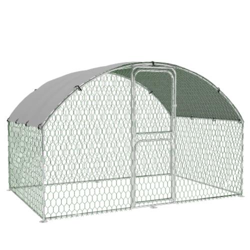 Walk-In Metal Chicken Coop