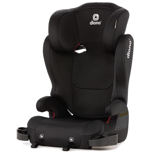 Diono Cambria 2 XL, Dual Latch Connectors, 2-in-1 Belt Positioning Booster Seat, High-Back to Backless Booster, Space and Room to Grow, 6 Headrest Positions, 8 Years 1 Booster Seat, Black