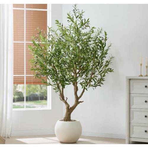 Florafairy 7.5ft Olive Tree with Planter (2 BOXES)