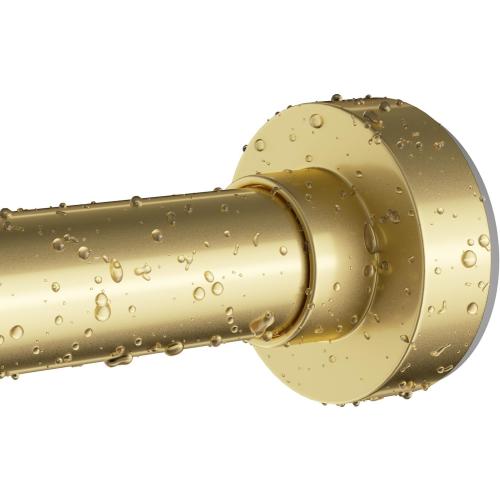 Gold Shower Curtain Rod 34-96 Inch (2.8-8ft) Adjustable Shower Rod