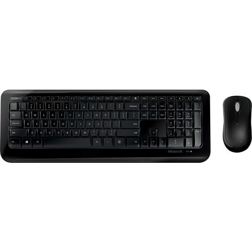Microsoft Wireless Desktop 850 with AES ) - Black. Wireless Keyboard . Snap-In USB Transciever. Right/Left Hand Use Mouse