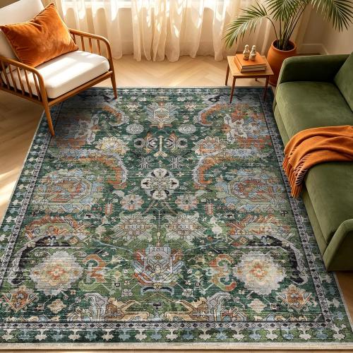 Washable Area Rugs - Perfect for Living Room, Bedroom, Kids Room,