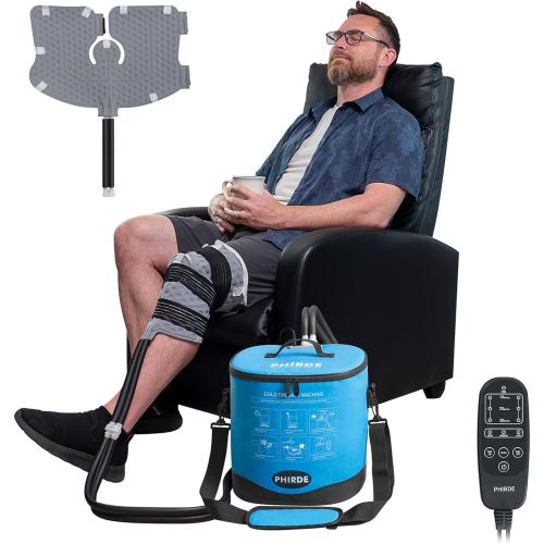 Cold Therapy Ice Machine for Knee After Surgery, Programmable Timer, 12.6QT