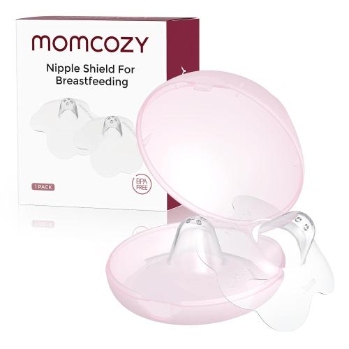 Momcozy Nipple Shield, Floral Contact Nipple Shield (1 Pair, 20mm)