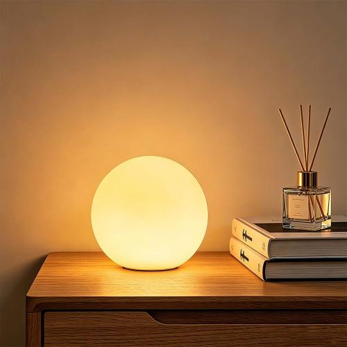 LED Globe Orb Light, 6-in LED Light Up Ball, Cordless Glowing Orb for Kids