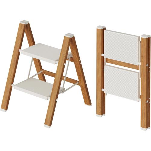 Mayi Plus 2 Step Stool Foldable, Aluminum, Lightweight Step Ladder